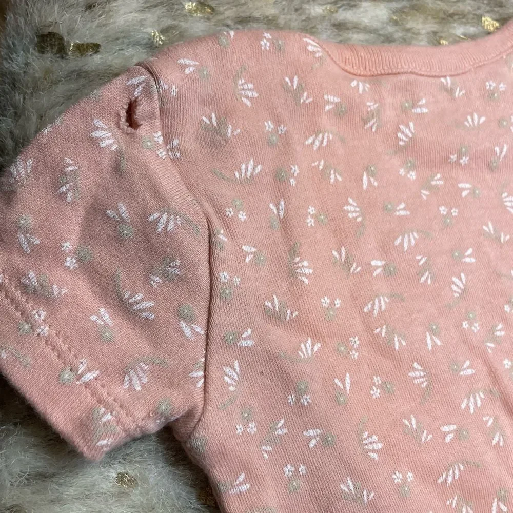 5 for $25🔥Homegrown‎ Baby Set of 2 Snap Bottom Tops Baby Size 3-6 Months